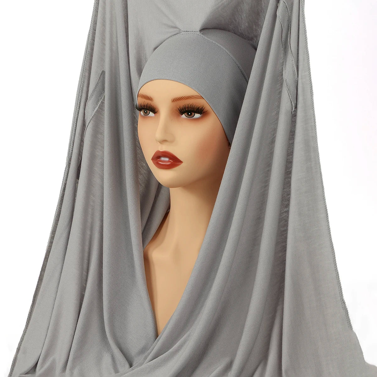 Chifon hijab with magnet clips
