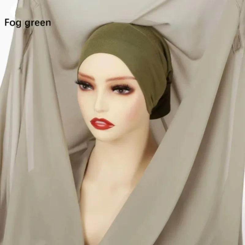 Chifon hijab with magnet clips