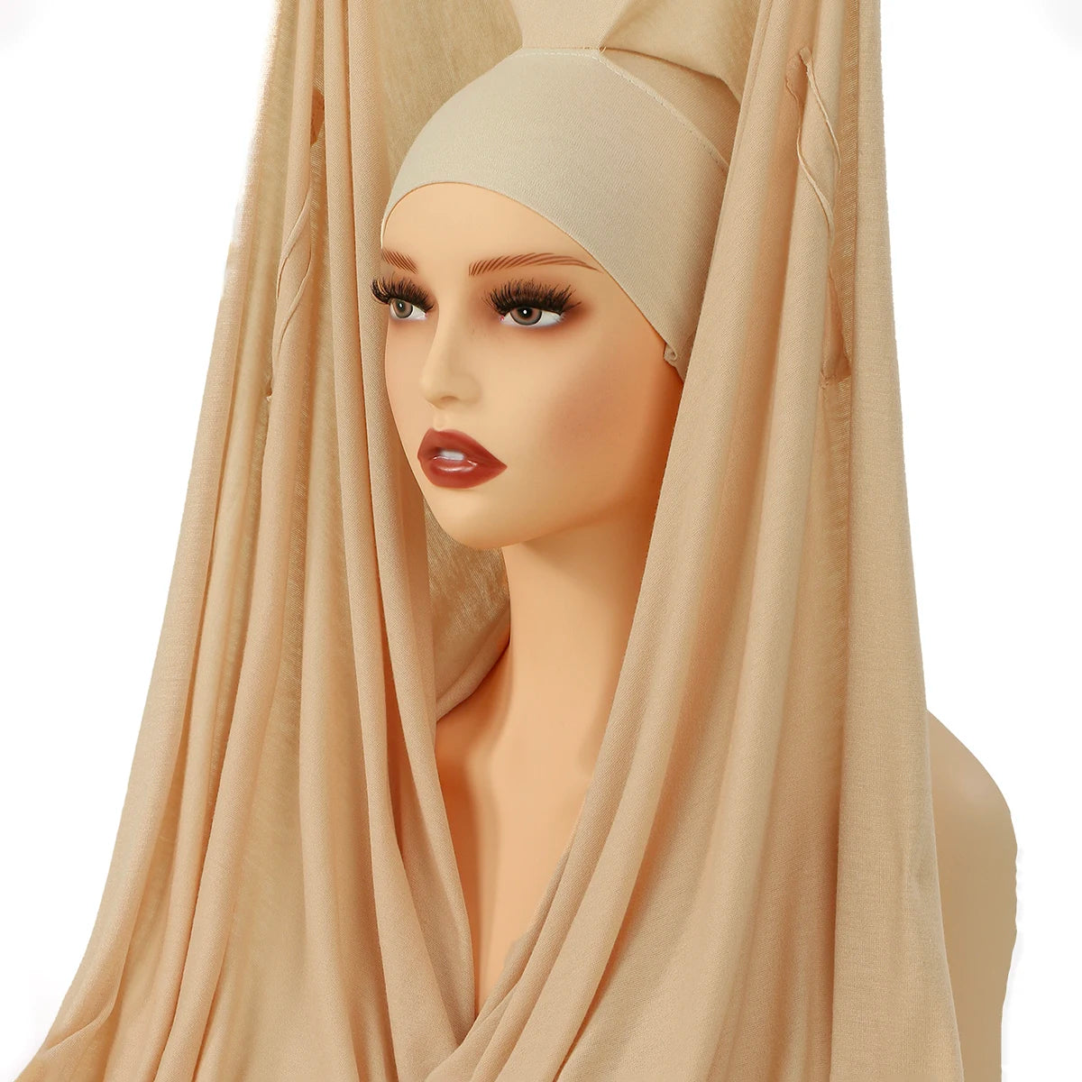 Chifon hijab with magnet clips