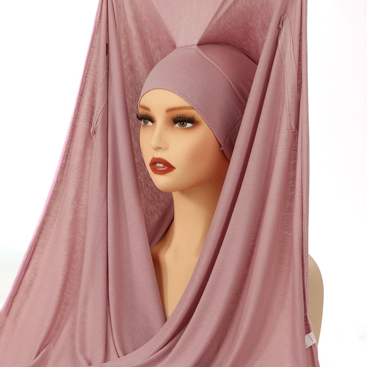 Chifon hijab with magnet clips