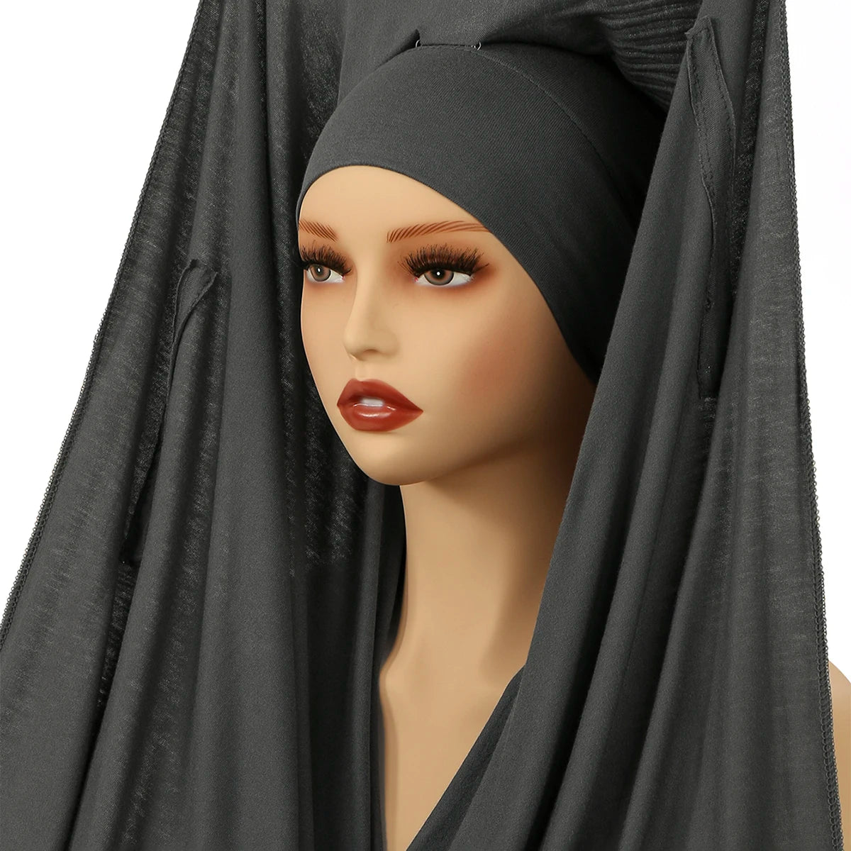 Chifon hijab with magnet clips