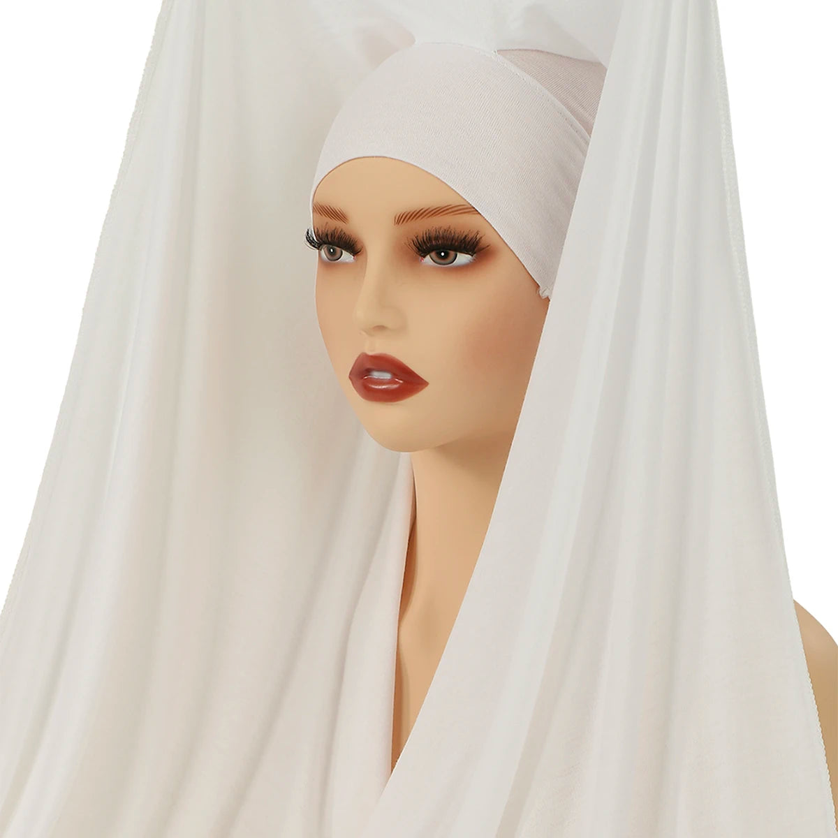 Chifon hijab with magnet clips